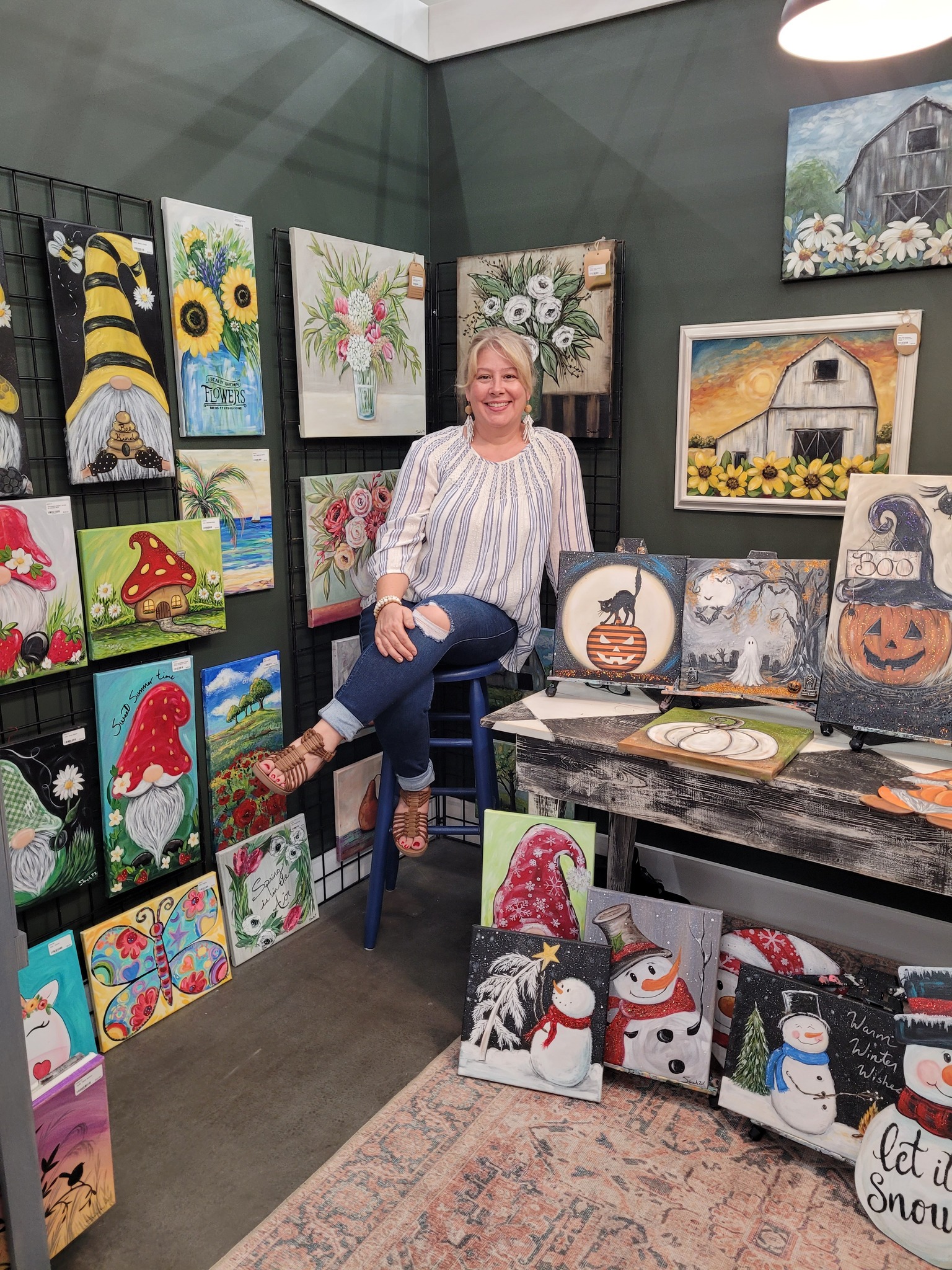 Painted Tree booth