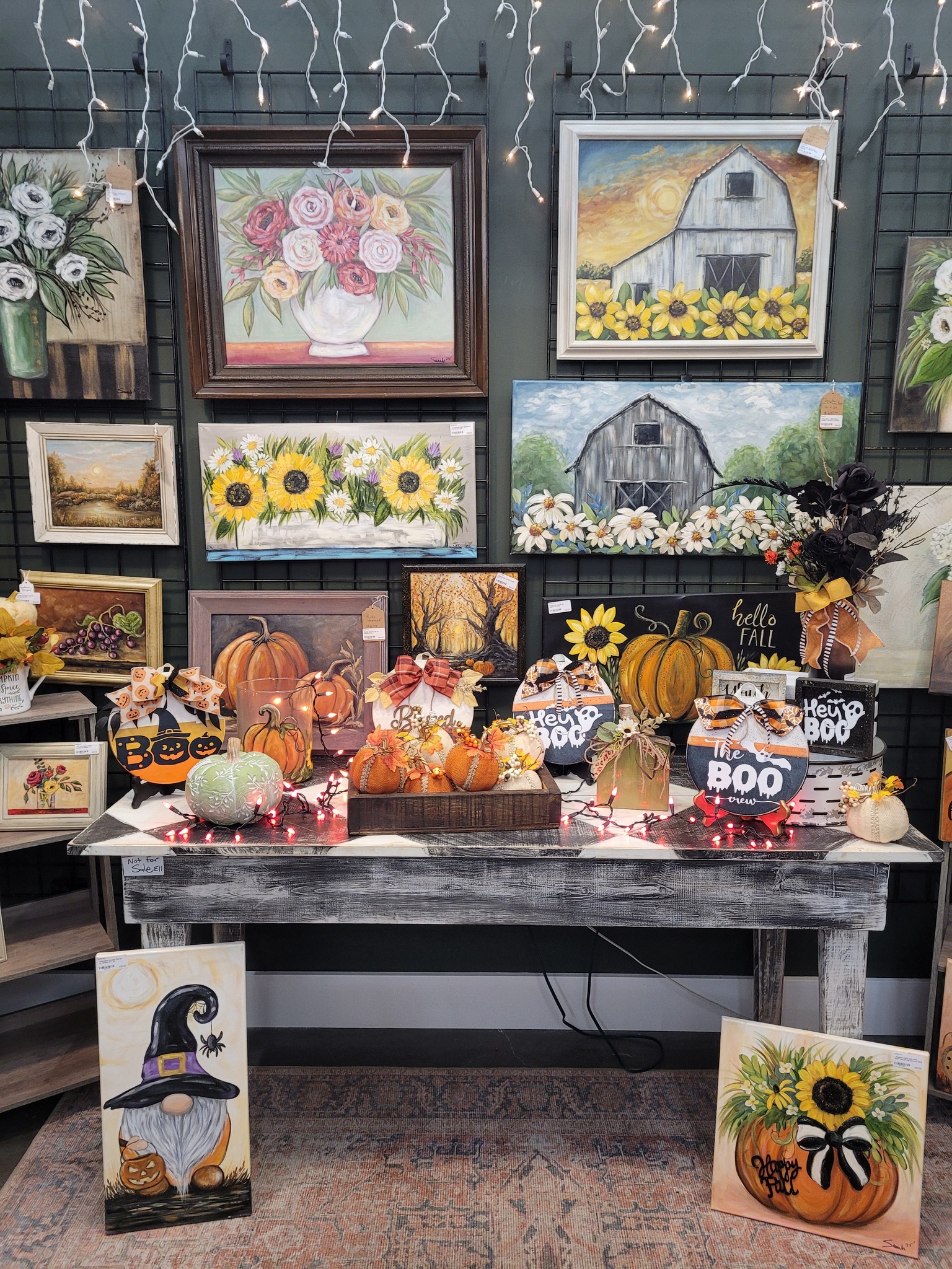 Booth wall display